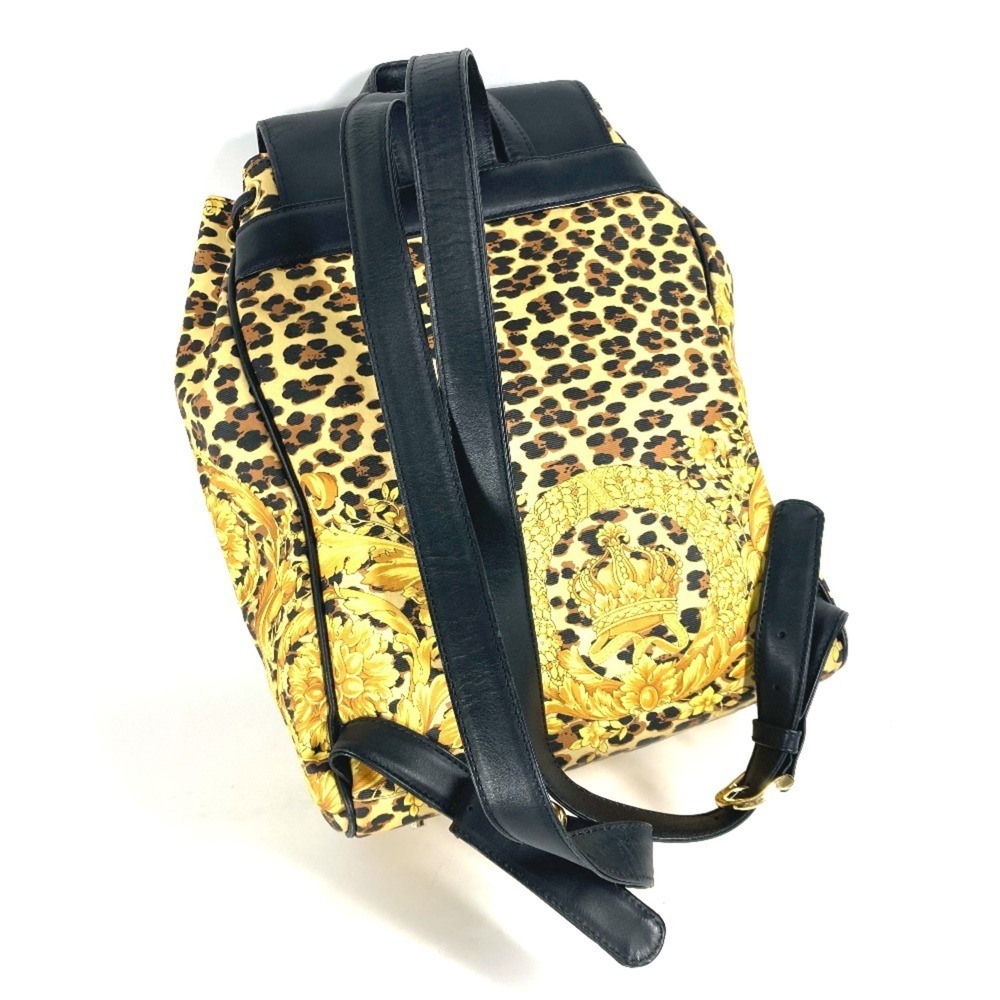 Versace Leopard Print Backpack, Leather, Women's,… - image 2
